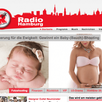 Ein Beitrag von Radio Hamburg über Mama Moments auf ihrer Homepage.